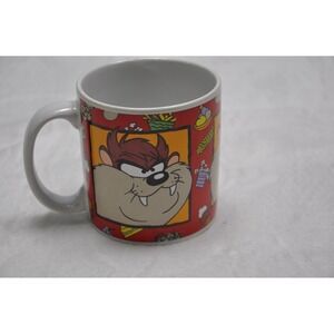 Vintage‎ 1994 Looney Tunes Taz Mug Sakura Warner Bros Cartoon Coffee Cup